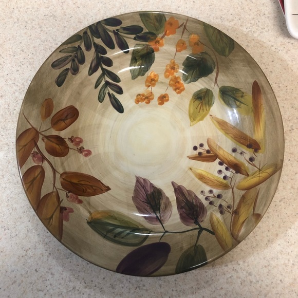 Leaves Plate - Picture 1 of 2